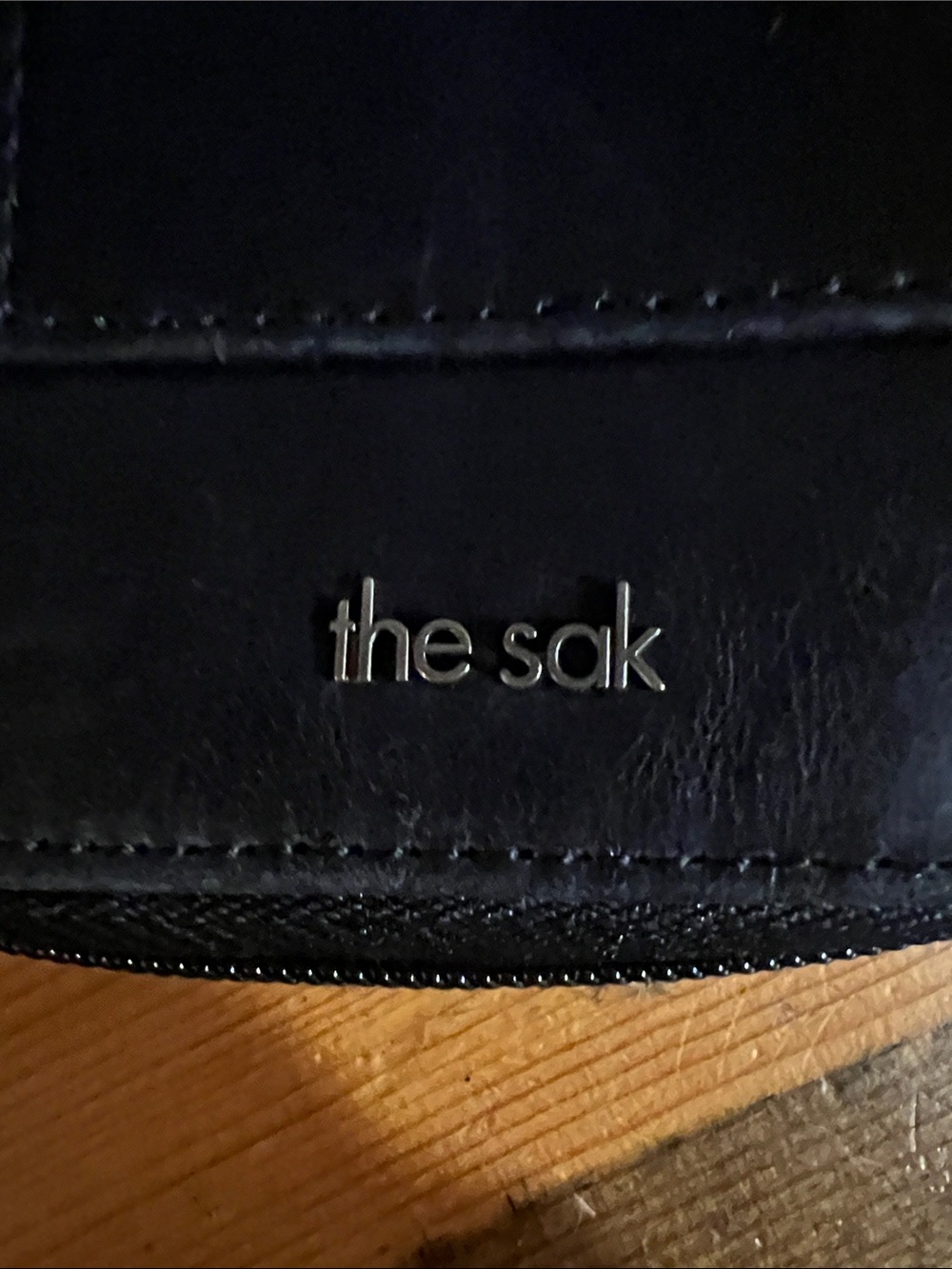 The Sak Silverlake Black Embossed Leather Phone Crossbody—missing wristlet - Picture 12 of 14